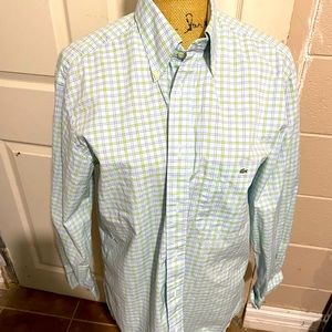 Lacoste Brand Men’s long sleeve shirt, size 42.